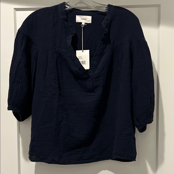 XiRENA Tops - XiRENA Deep Blue Blouse